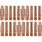 20pcs soudure pointe de tube contact en cuivre pour consommables de torche de soudage 15ak mig(1. 0)