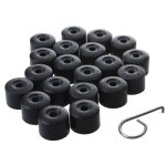 20pcs pour vw golf cache boulon jantes voiture ecrou de roue bouchon noir 20pcs pour vw golf cache boulon jantes voiture ecrou de roue bouchon noir