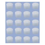 20x embout de tube enveloppant rond 18x18mm transparent chaise meuble cache bouchon capuchon protection ...