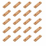 Cyclingcolors - 20x pied de meuble  visser en plastique 50 x 14 x 5mm patin glisseur protection sol ...