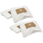 20x sacs compatible avec rowenta dymbo rs 005. . . 099 aspirateur - microfibres non tiss�es, 31cm x 22cm, ...
