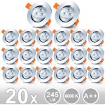 Swanew - 20x spots encastrables led spot encastrable 3w plafonnier spot spot encastrable blanc froid ... Swanew - 20x spots encastrables led spot encastrable 3w plafonnier spot spot encastrable blanc froid ...