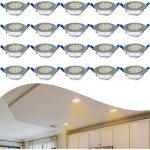 Aufun - 20x3w led encastr plat encastr spots led encastrs