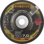 Rhodius - 210657 disque à ébarber diamètre 150 mm ø de perçage 22. 23 mm acier inoxydable, acier, fonte ... Rhodius - 210657 disque à ébarber diamètre 150 mm ø de perçage 22. 23 mm acier inoxydable, acier, fonte ...