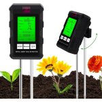 22�4. 9�4cm)testeur de sol 6 en 1, appareil de mesure du sol avec fertilit� du sol / humidit� / ph / ...