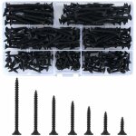 Csparkv - 220 pices vis  bois autotaraudeuses, m3, 5 x (16 / 20 / 25 / 30 / 35 / 40 / 50) mm vis autoforeuse ...