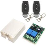 220v ac 2 canaux sans fil commutateur de t�l�commande, r�cepteur rf module de relais 433 mhz avec �metteur ...