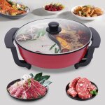 220v cuisini�re �lectrique 6l grande capacit� maison chauffant la casserole, 1360w induction cuisini�re ...