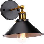 �22cm applique murale r�tro moderne lampe murale vintage d'int�rieur applique murale simple en m�tal ...