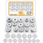 230 pi�ces rondelles plates larges, rondelles en acier inoxydable, rondelle �tanch�it� ronde fixation ...