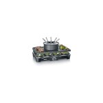 Severin rg2347 appareil combin raclette fondue noir