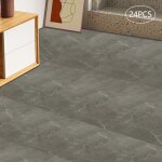 24 dalles de revtement de sol intrieur en pvc autocollantes, rectangulaires, 60 x 30 cm