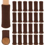 24 pi�ces de chaussettes pieds de chaise en tricot pour prot�ge - jambes de chaise, protection pour pieds ...