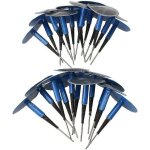 24 pi�ces r�paration de crevaison de pneu filaire prise patchs de champignon pour camion de voiture