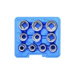 2434 coffret de 10 douilles sae en pouces - bgs technic