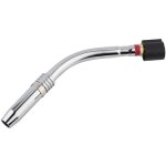 24kd cou de cygne de torche de soudage mig pour binzel abicor style w / buse 9mm inox laiton