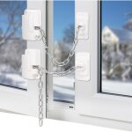 256. 11. 9cm)securite fenetre enfant avec chane, rglable serrure frigo avec cls, entrebailleur fenetre ...
