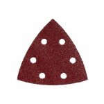 25 feuilles abrasives auto - agrippantes 93 x 93 mm, p 180, b + m, pour ponceuse � patin triangulaire ...