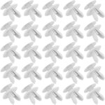 25 pcs clips voiture, clips plastique voiture, clips de fixation voiture, outillage carrosserie, rivet ...