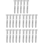 25 pcs vis tire - fond hexagonales m650mm 304 boulons tire - fond en acier inoxydable vis autotaraudeuse ...