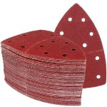 25 pi�ces ? 11 trous ? 105 x 152 mm ? grain 60 ? pour ponceuses multiples ? feuilles abrasives ? papier ...