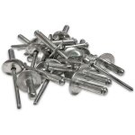 250 rivets alu tete 16 mm extra large de 4. 8 x 16 tige acier