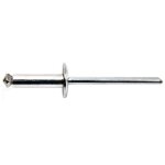 250 rivets aveugles eclat�s t�te large gostar 4. 8 x 25 mm - aluminium / acier - d - work