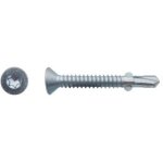 250 vis autoperceuses � ailette t�te frais�e torx 4. 8 x 45 mm - zingu� blanc - d - work