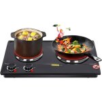 2500 w plaque de cuisson �lectrique 2 feux avec thermostat , �lectrique cuisini�re, plaques chauffantes ...