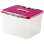 259568 bote de rangement optima classic 75 jahre - edition lilas (mtallis) 1 pc(s) - curver