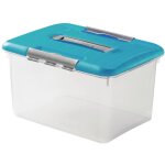 259576 bote de rangement optima classic 75 jahre - edition bleu turquoise 1 pc(s) - curver