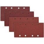 25x papier de verre - abrasif ponceuse vibrante - feuilles abrasives collantes avec crochet et scratch ...