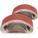 26 pices bande abrasive, 75x533mm bandes abrasives en tissu 40 / 60 / 80 / 120 / 180 / 240 grains assortis ...