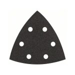 2608605192 lot de 5 feuilles abrasives pour ponceuse delta, grain 80 - bosch