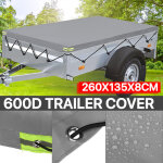Insma - 260x135x8cm couverture 600d remorque auto toit tente robuste pvc antipoussire tanche protecteur ...