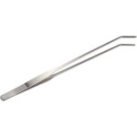 28cm pince a epiler longue courbe tweezer en acier inox pour aquarium bassin - rapanda