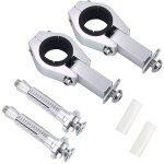 28mm 1 - 1 / 8 pouce kit de montage de protge - mains pour motos kit de montage de colliers de serrage ...