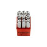 Facom - chiffres  frapper 0 - 8, hauteur 8 mm, 9 pices