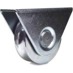 2gt roues et roulettes - roue  gorge ronde  100 mm pour rail  16 mm , monture extrieur