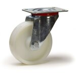 2gt roues et roulettes - roulette pivotante diam�tre 125 mm roue polyamide blanc - 200 kg