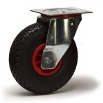 2gt roues et roulettes - roulette pivotante diam�tre 260 mm roue pneu gonflable 3. 00 - 4 - 135 kg