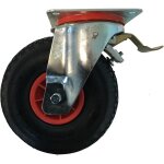 2gt roues et roulettes - roulette pivotante � frein diam�tre 260 mm roue pneu gonflable 3. 00 - 4 - 135 ...