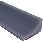 2m gris barriere douche et syst�me de r�tention silicone, anti d�bordement seuil de douche barrage d'eau ...