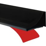 2m noir barriere douche et systme de rtention silicone, anti dbordement seuil de douche barrage d'eau ...