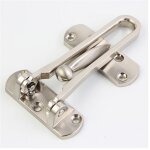 2pack entrebailleur de s�curit� porte acier fen�tre garde verrou porte d'entr�e sans cha�ne loquet de ...