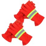 2paires moufles ignifuges pour sauvetage urgence et lutte incendies �quipement de pompiers isol� thermiquement ...