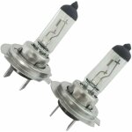 2pcs 12v bright h7 55w 6000k phare halogne  gaz les ampoules de lampe de voiture d'origine, phare automobile ...