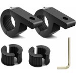 2pcs 19 - 30mm support barres de toit support de lumiere led pinces a barres de roulement collier de ...