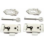 2pcs armoire serrure serrure armoire antique serrure meubles décoratifs serrure avec clé et vis (argent) ... 2pcs armoire serrure serrure armoire antique serrure meubles décoratifs serrure avec clé et vis (argent) ...