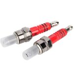 2pcs bougies d'allumage a7tc a7tjc 3 electrode fit pour scooter atv quads gy6 50cc 125cc + bougie a7tjc ...